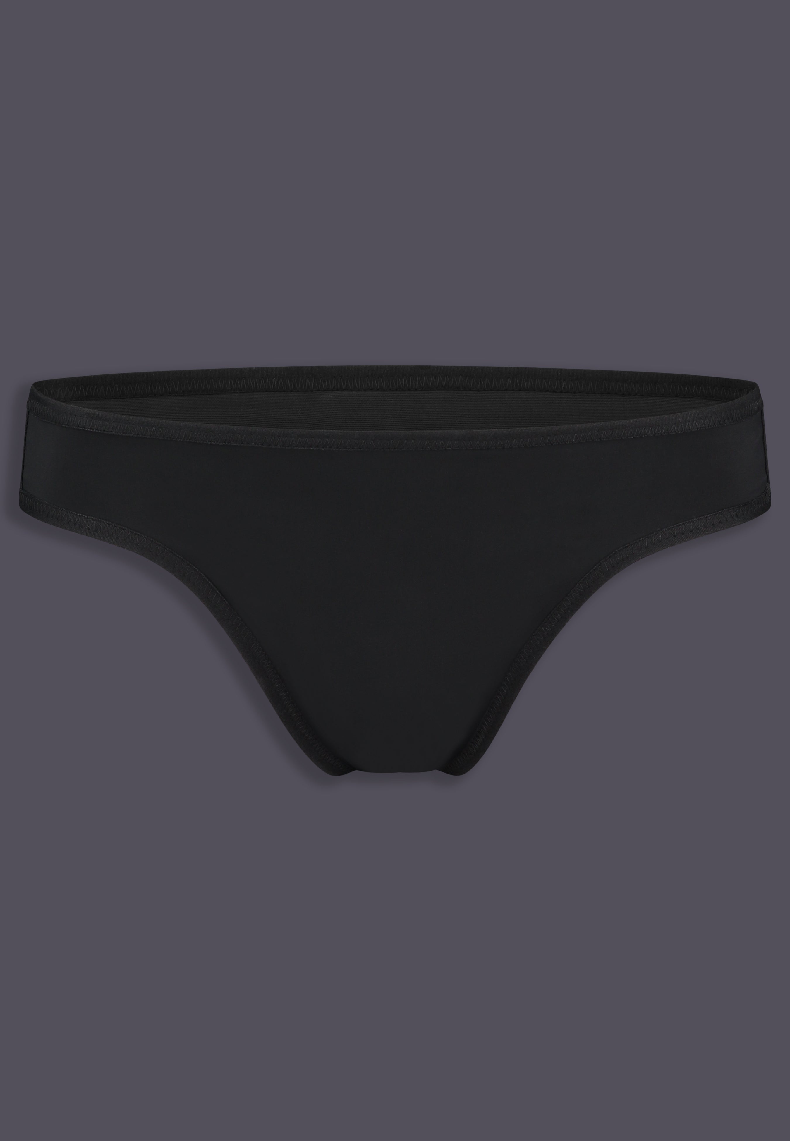 String tucking correcteur UNTAG, vue de face, en noir