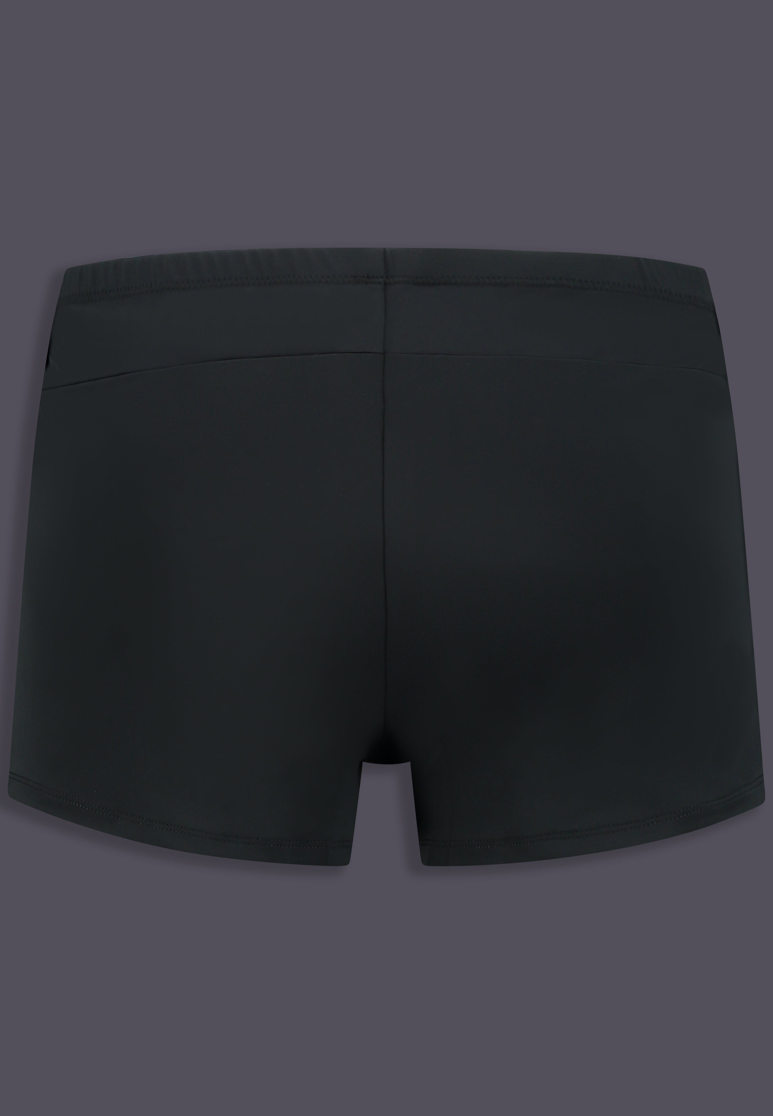 UNTAG Badeshorts, Rückansicht in Schwarz