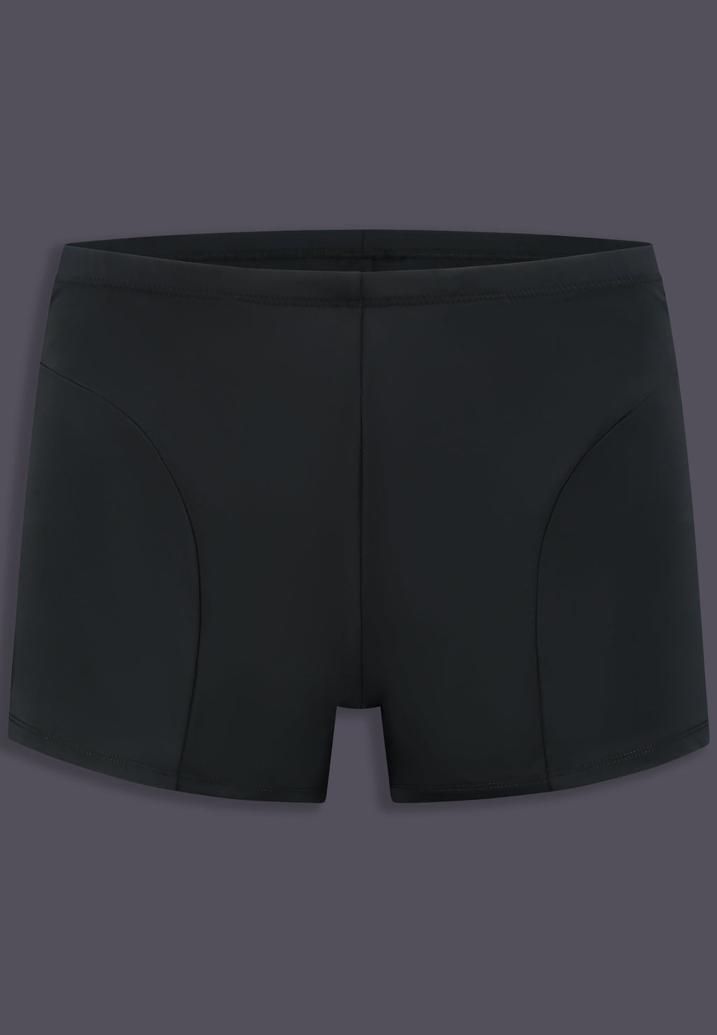 UNTAG Badeshorts, Vorderansicht in Schwarz