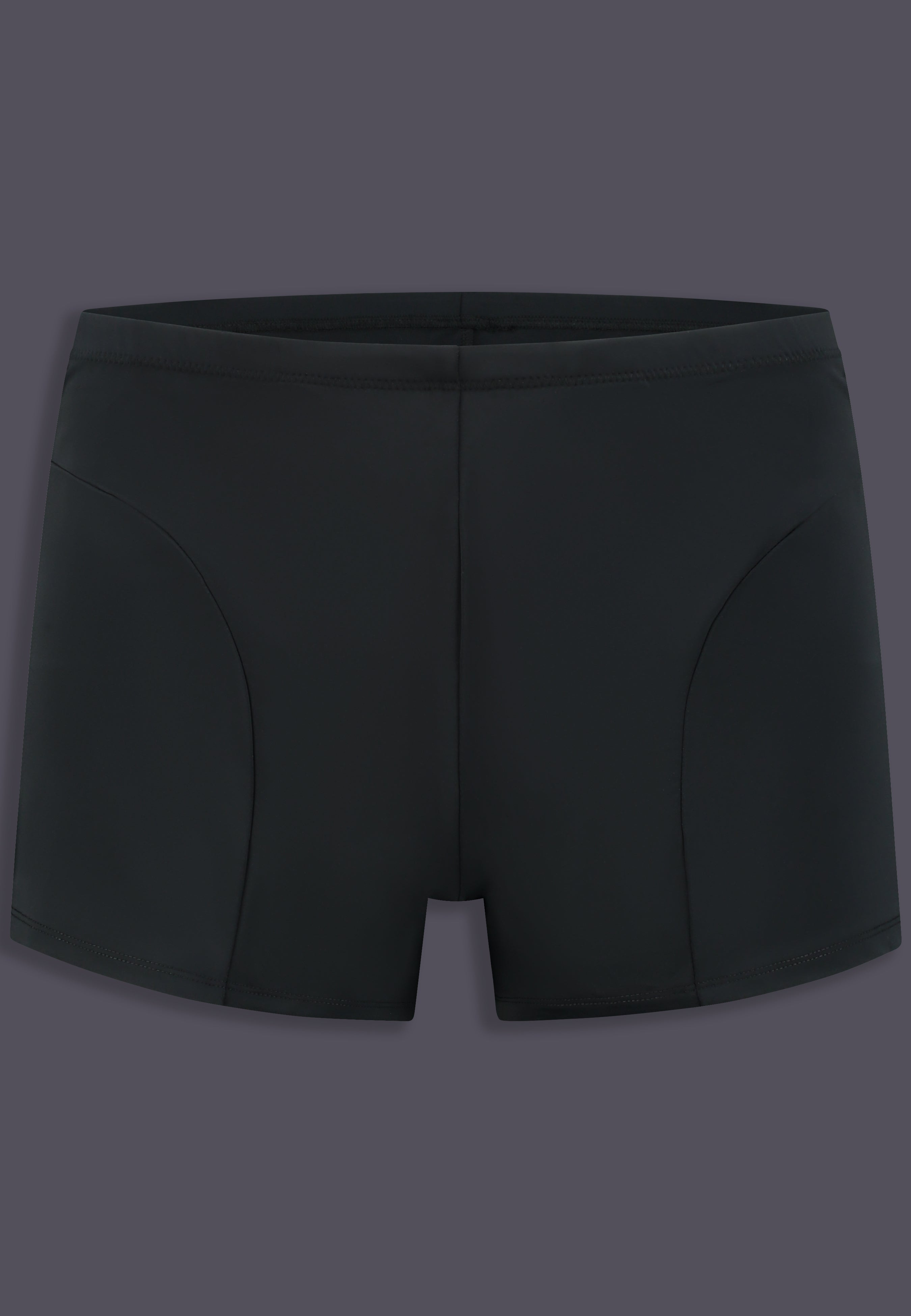 UNTAG Badeshorts, Vorderansicht in Schwarz