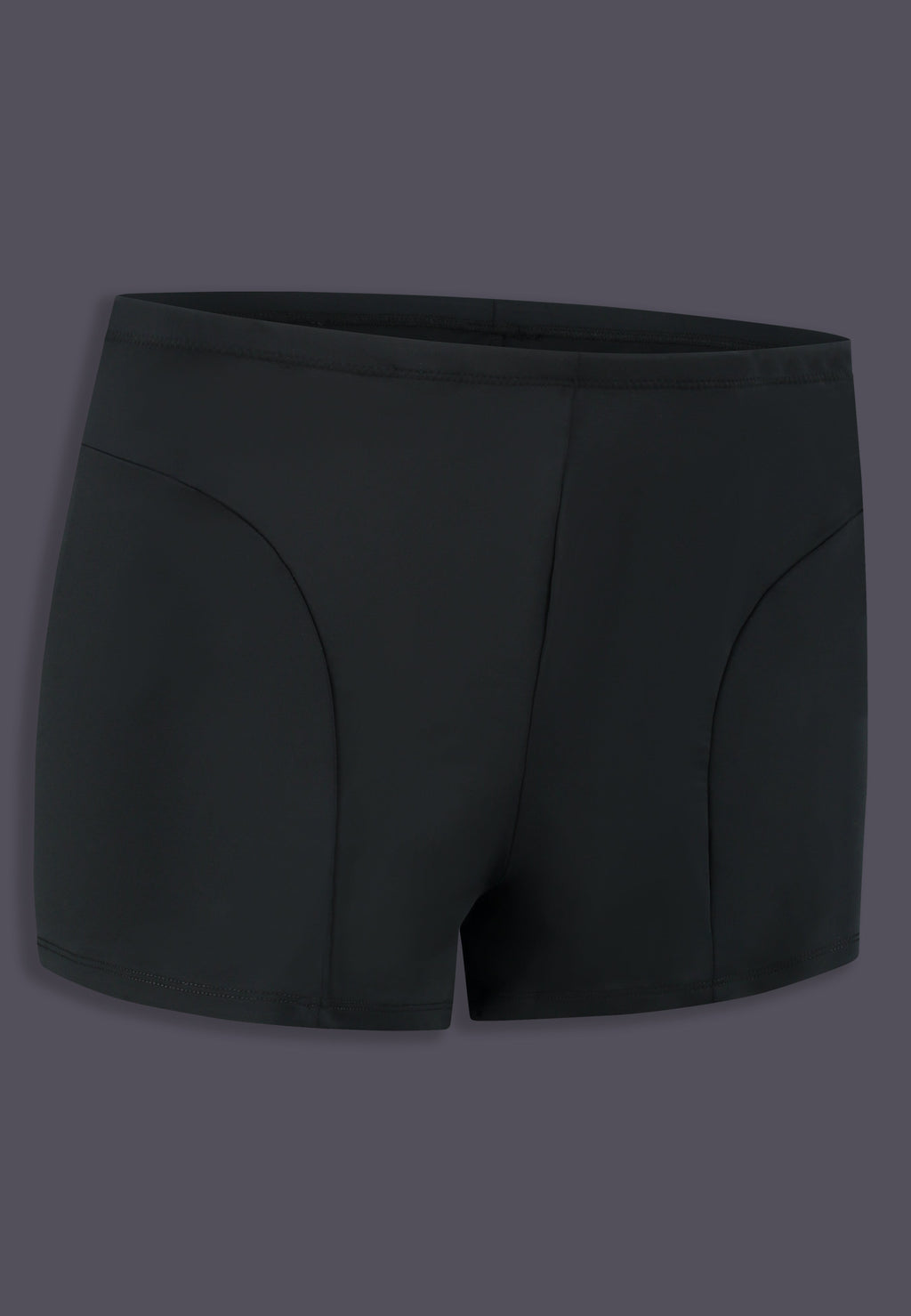 UNTAG Badeshorts, Seitenansicht in Schwarz