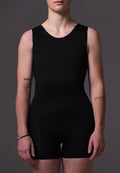 UNTAG Hook-Up Swimsuit Binder black worn by model front