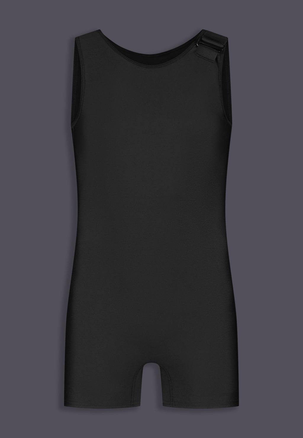 UNTAG Hook-Up Swimsuit Binder black front view