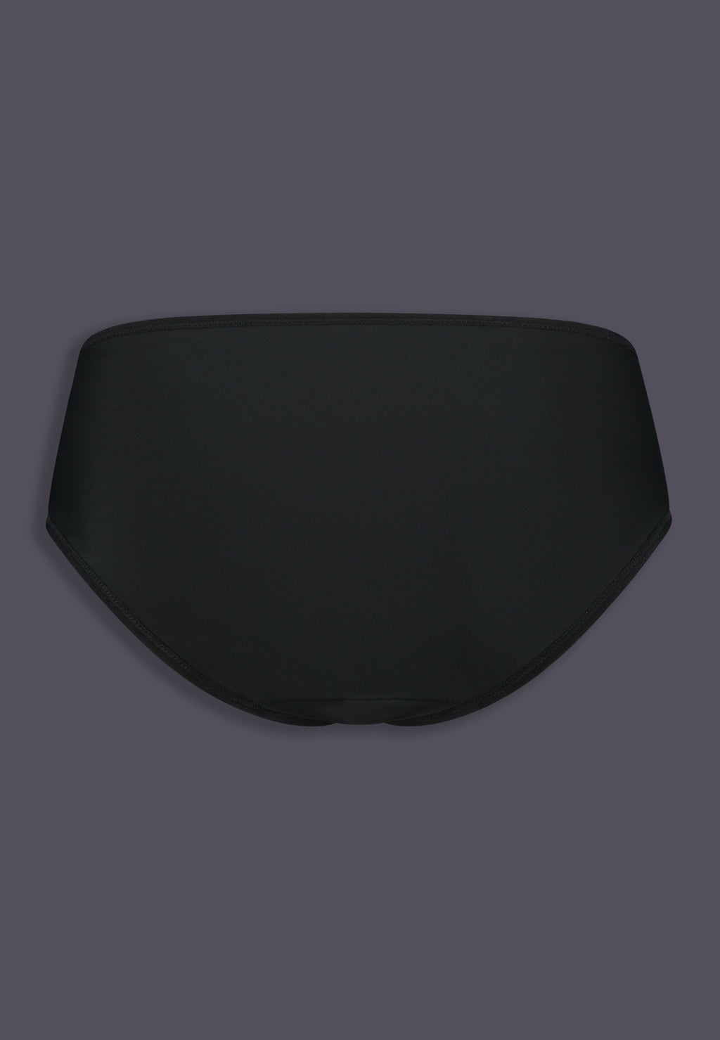 UNTAG Bikini-Tucking-Slip, Rückansicht in Schwarz