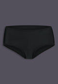 UNTAG Bikini-Tucking-Slip, Vorderansicht in Schwarz