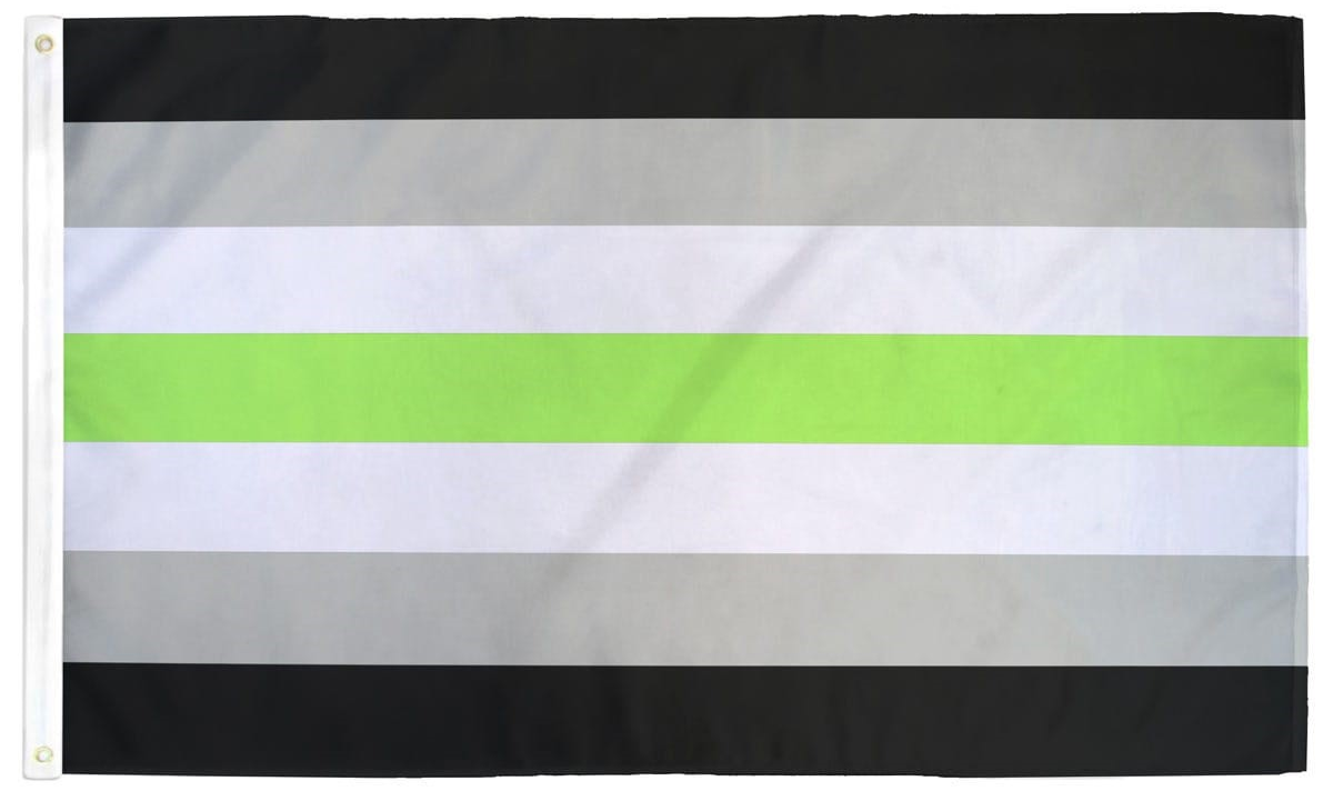 Flag crate, Agender flag