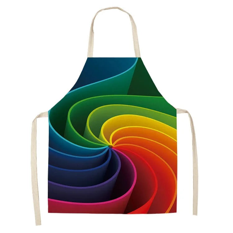 Rainbow apron design variant 8