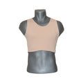 Chest binder court BWYA XTRA Strong, vue de face en beige ivoire