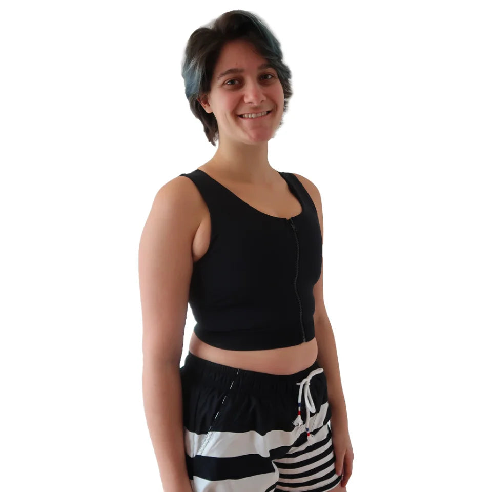 BWYA - Short Swim Binder - Front Zipper