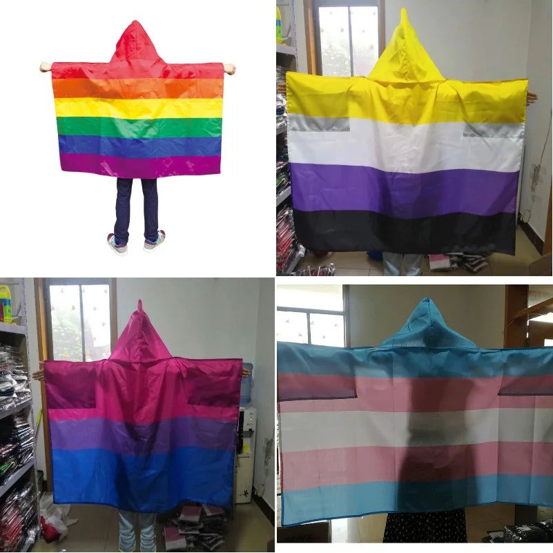 Cape with Hoodie - Pride
