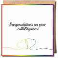 Greeting card: Congratulations on your engaygement