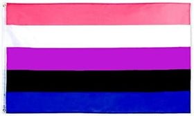 Flagge - Genderfluid