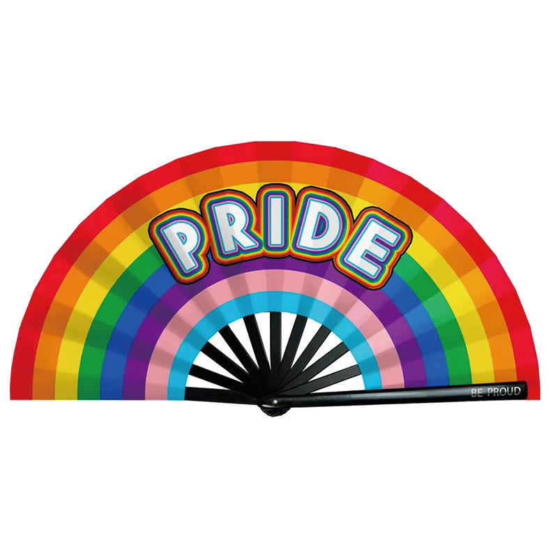 Hand fans XL - 33cm - Pride