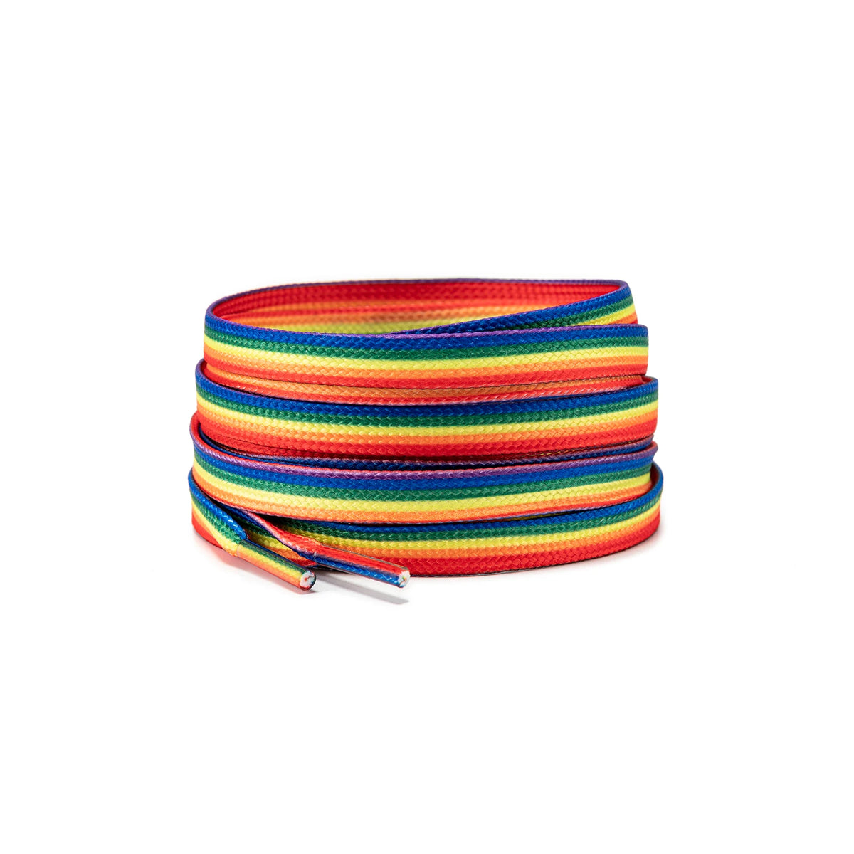 Pride shoelaces, Rainbow striped design