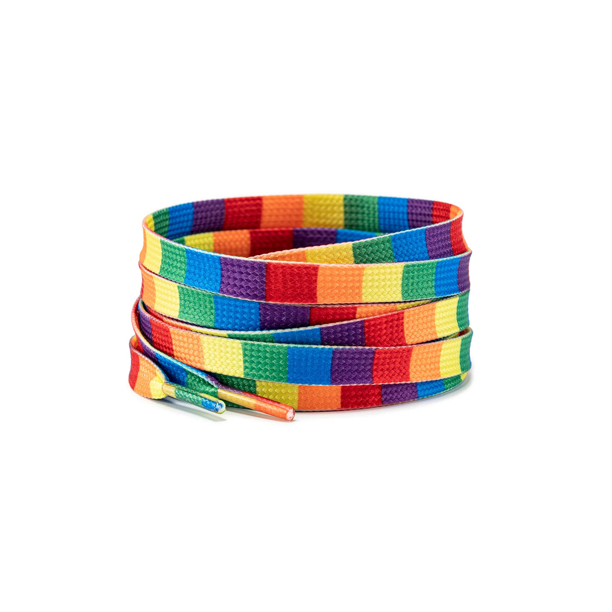 Pride shoelaces, Rainbow checkered design