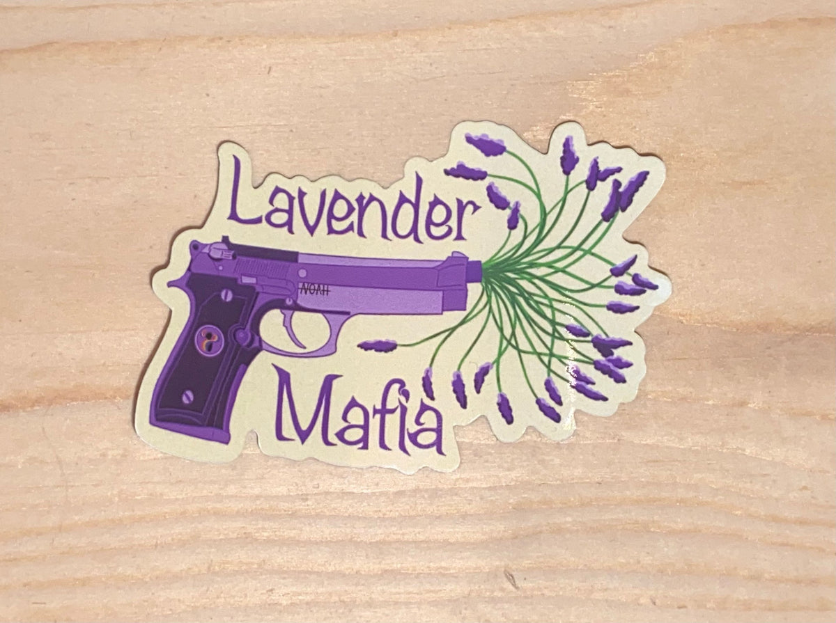 Lavender Mafia sticker