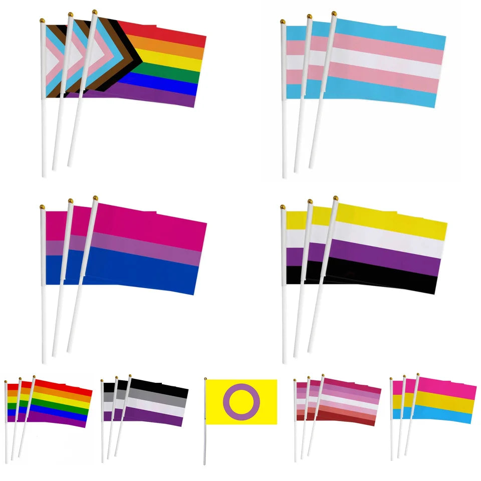 Pride Parade Hand Flags