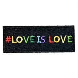 Love is Love patch, alternate design