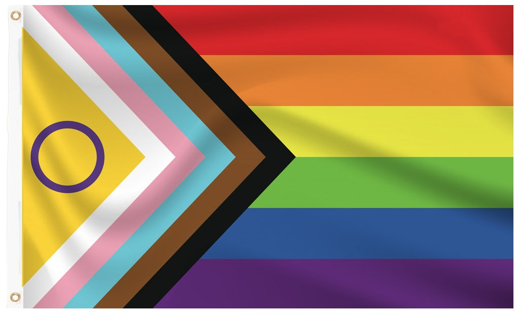 Flag crate, New progress rainbow flag