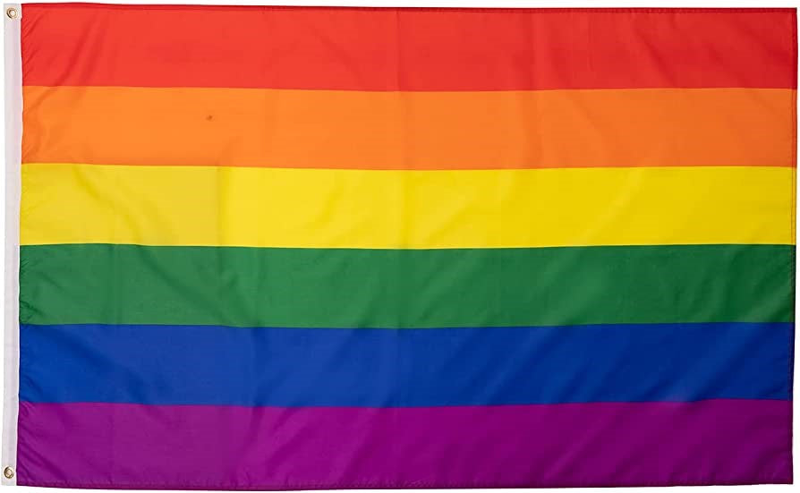 Flag crate, Rainbow flag