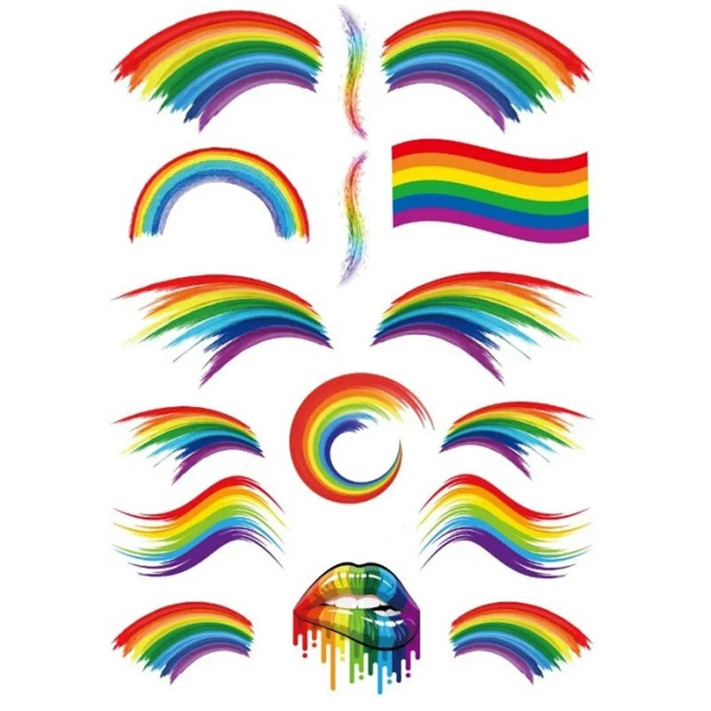 Tattoo sheets - Rainbow