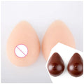 Silicone breast prostheses pair