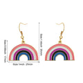 Genderfluïde regenboog oorbellen