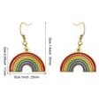 Rainbow earrings