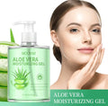 Vegan 92% aloe vera gel 500 ml with pump, laser hair removal aftercare