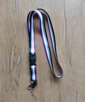 Asexual pride lanyard