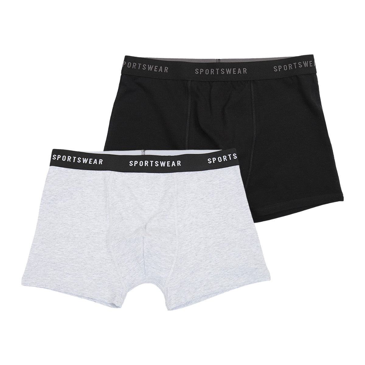 Boxer de packing en gris clair et noir