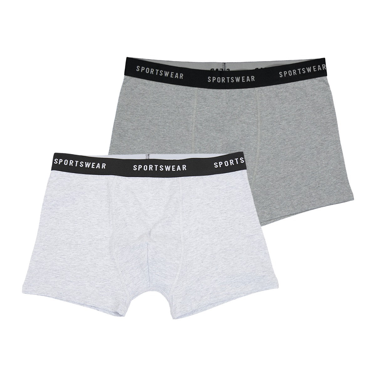 Boxer de packing en gris clair et gris