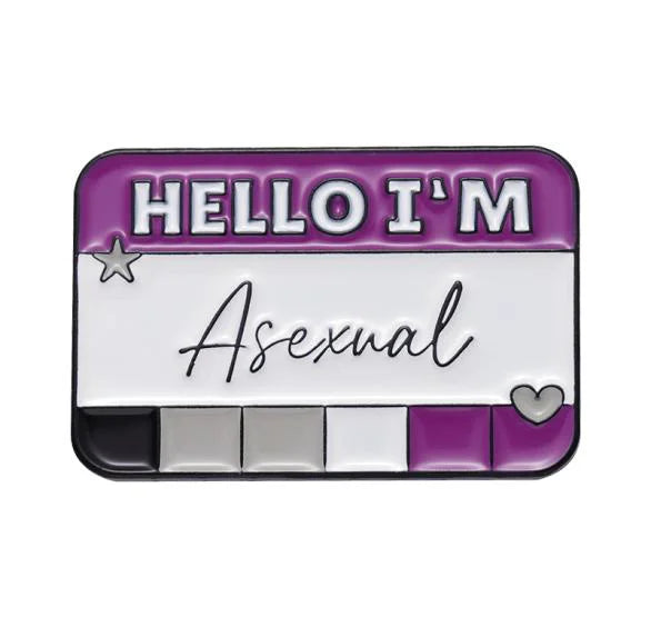 Hello I'm Asexual pin