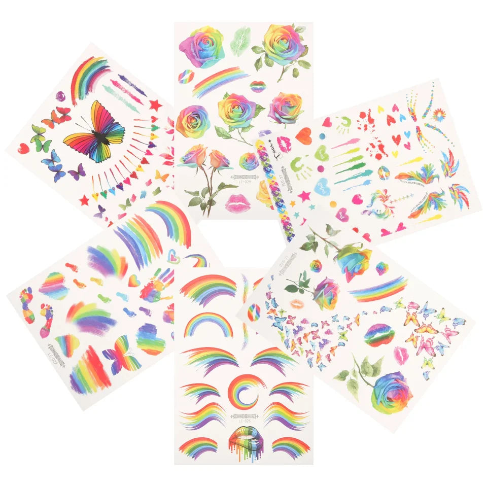Tattoo sheets - Rainbow