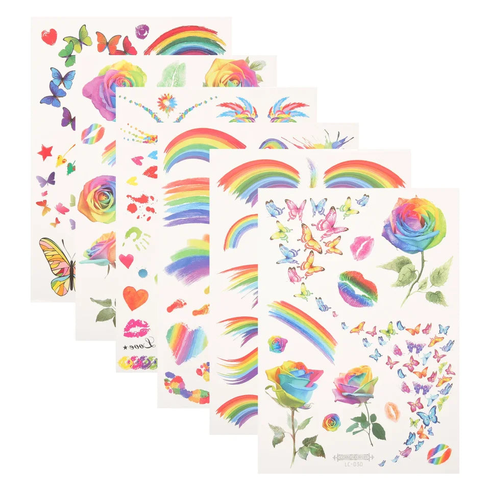 Tattoo sheets - Rainbow